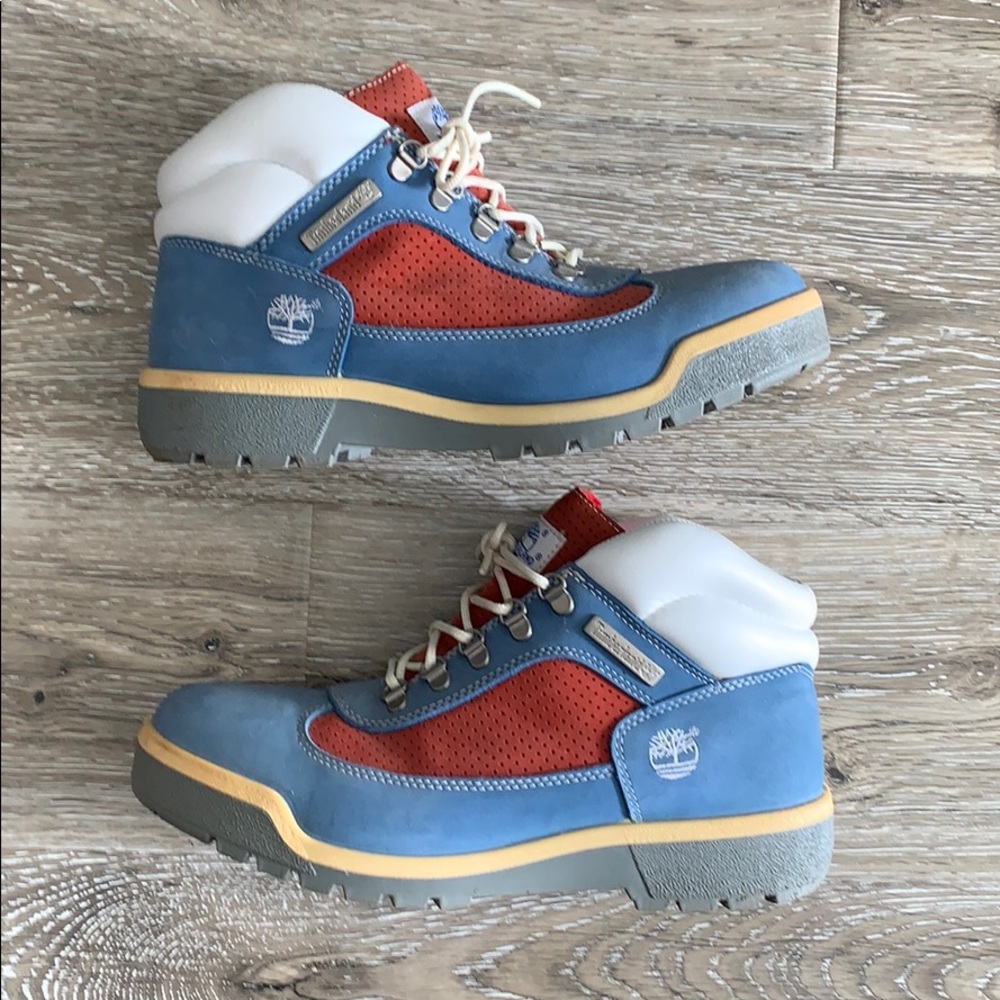 EUC Timberland multi-colored womens boots size 9.5